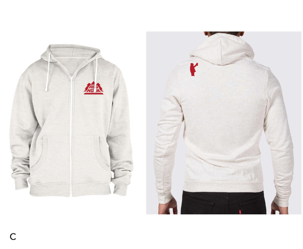 128936 RH Weatherman Hoodie MOCK C_TRT497-TRI-OATMEAL