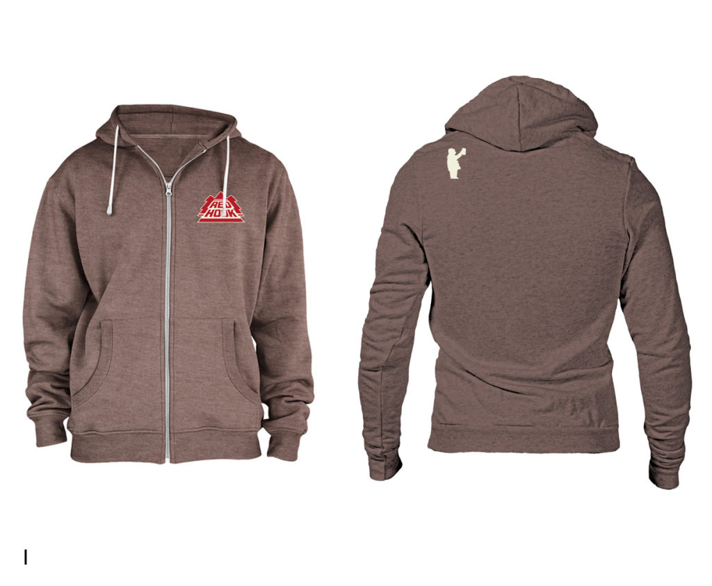 128936 RH Weatherman Hoodie MOCK I_TRT497-TRI COFFEE