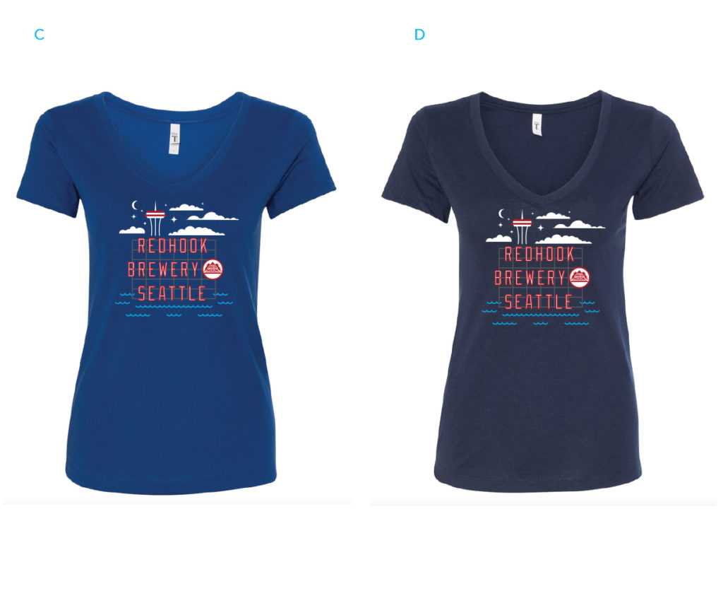130162 RH Pikes Ladies Original Graphic - C - NL1540 Royal / B - NL1540 Midnight Navy