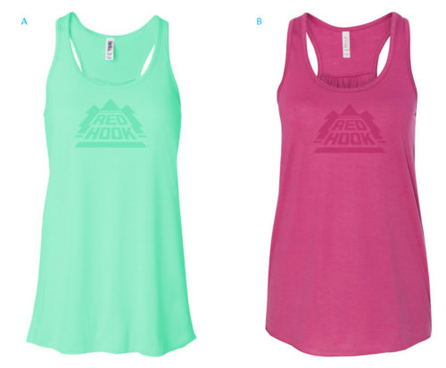 129725 Redhook Logo Tanks Women MOCK A - 8800 Mint / B - 8800 Berry