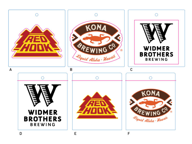 129059 Square Sticker Hang Tags