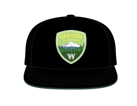 135444 Widmer Oregon is Awesome Custom Hat FEATURE